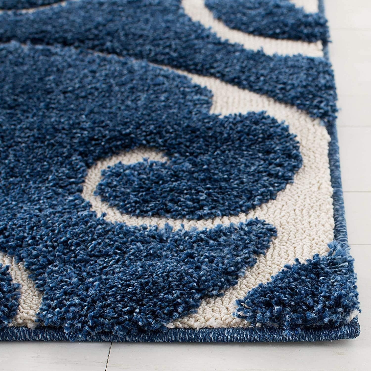 Handmade Shaggy Area Rug 120x170cm Thick Pile Soft Anti Slip Living Room Carpet