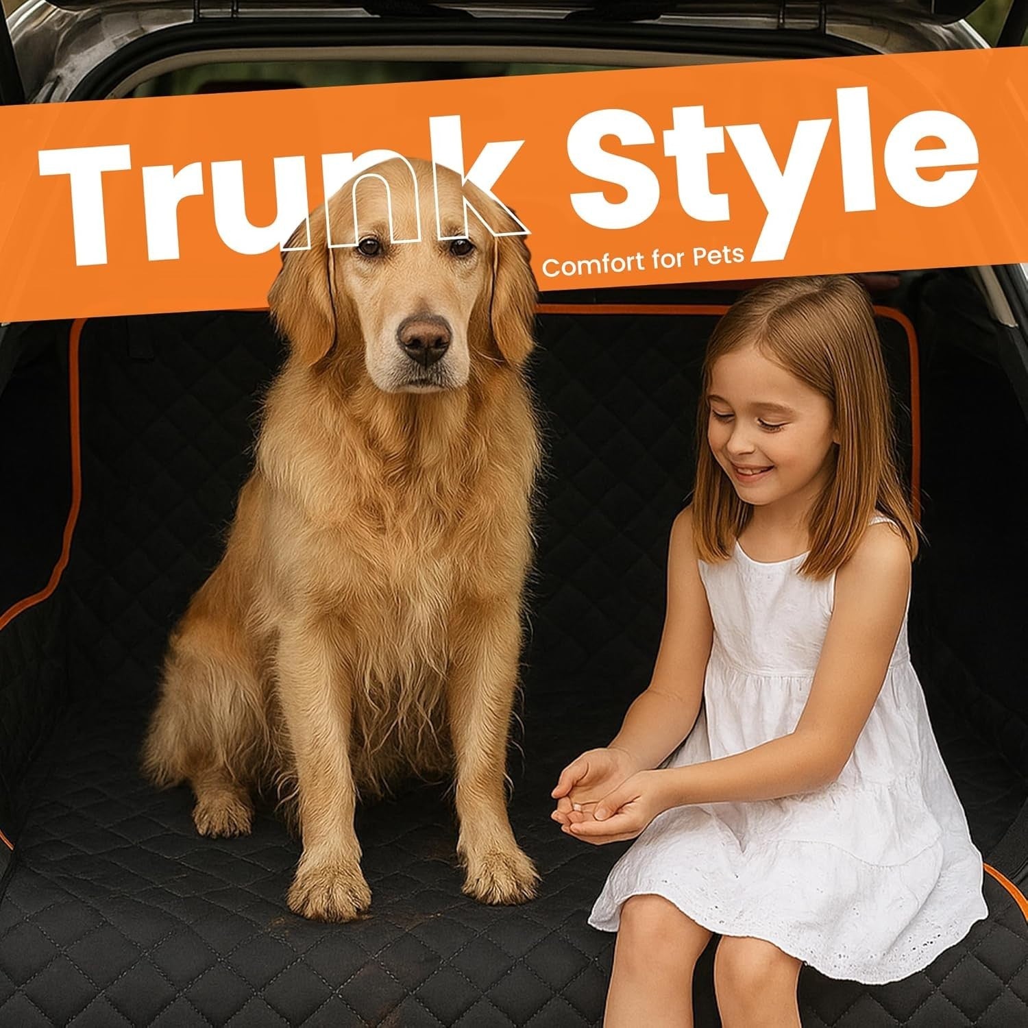 Waterproof Dog Car Seat Cover Hammock Mesh Window Scratchproof SUV