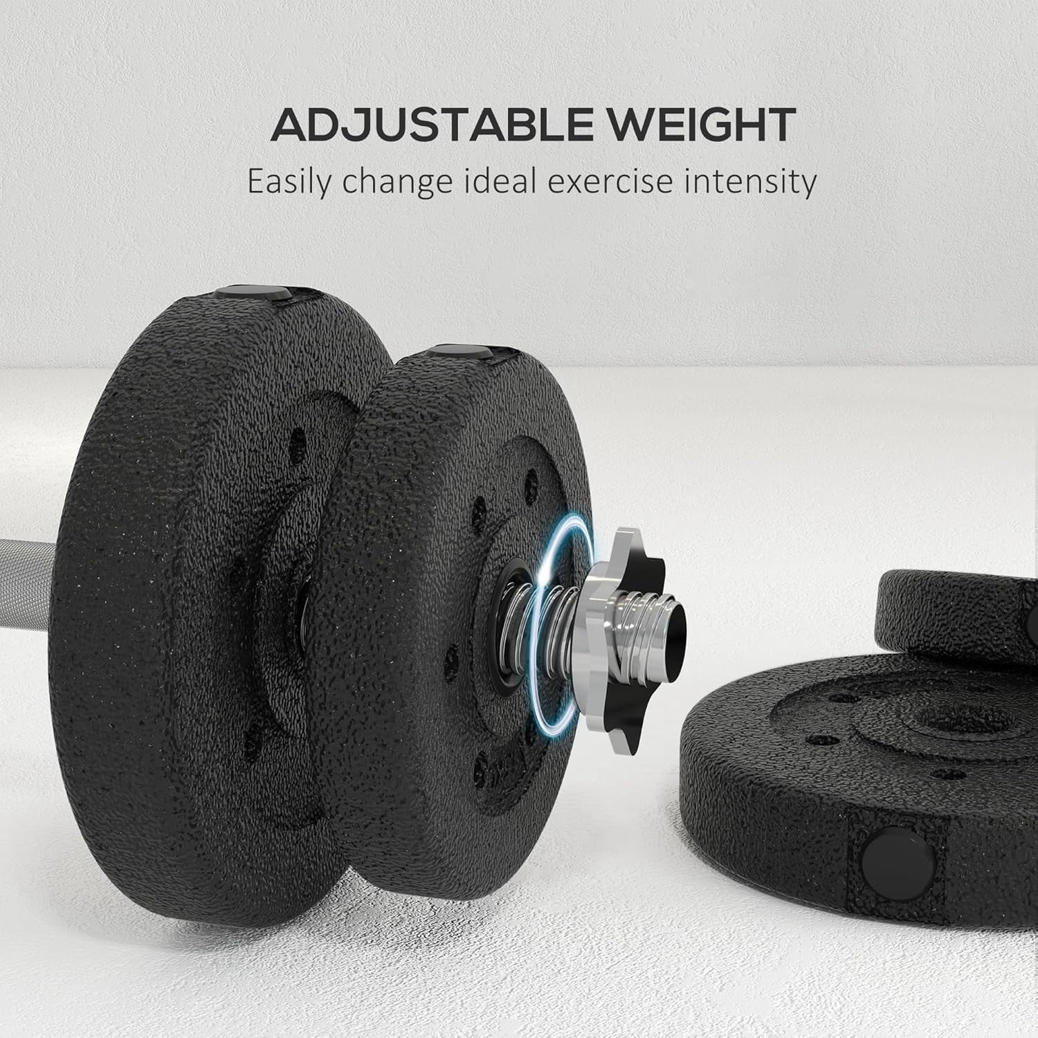 Adjustable Dumbbell Set 20kg 25kg 30kg Home Gym Hand Weights