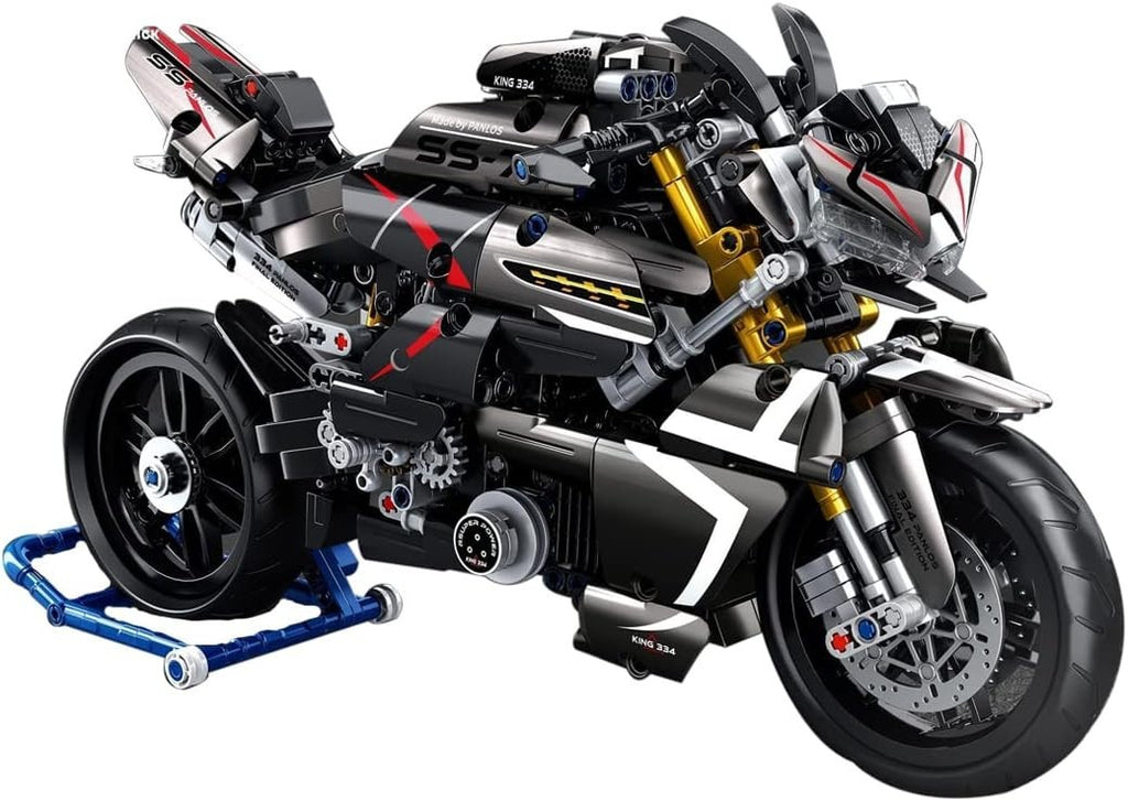 1056 PCS Motorcycle Model Kit | Realistic Details | Perfect Gift for Kids & Adul