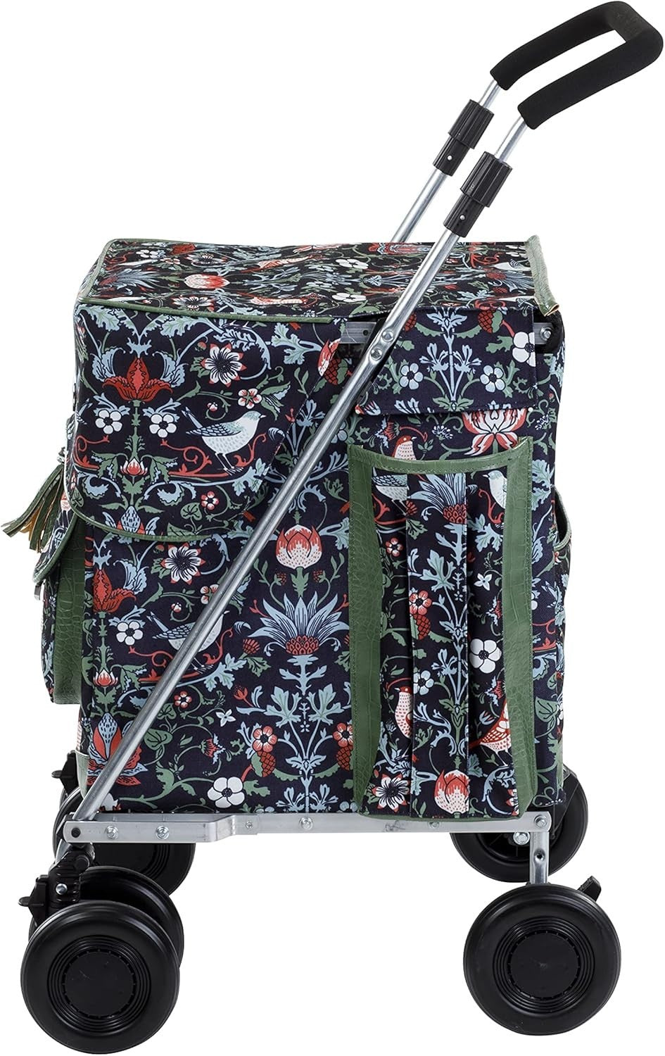 Heavy Duty 4 Wheel Push Shopping Trolley Mobility Walking Support