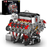 Buildable V8 Engine Model Kit 2718Pcs Working Motor STEM Car Toy Gift