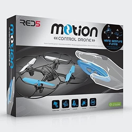 Motion Control Quadcopter Drone Blue V3 360° Flip Rechargeable LED Hand Gesture