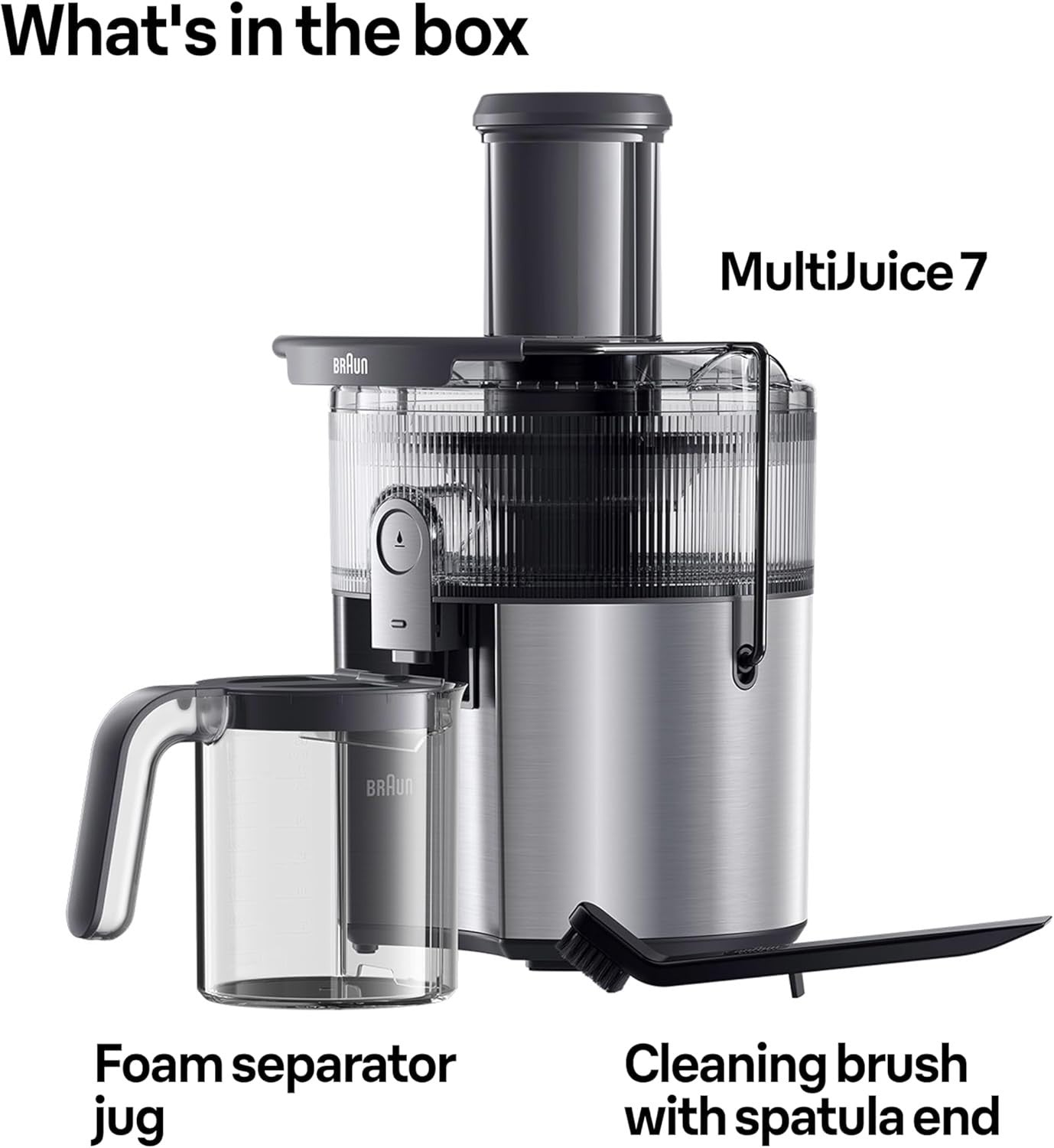Cold Press Juicer ColdXtract Fast Juice 75mm Feed Tube 1000W Grey