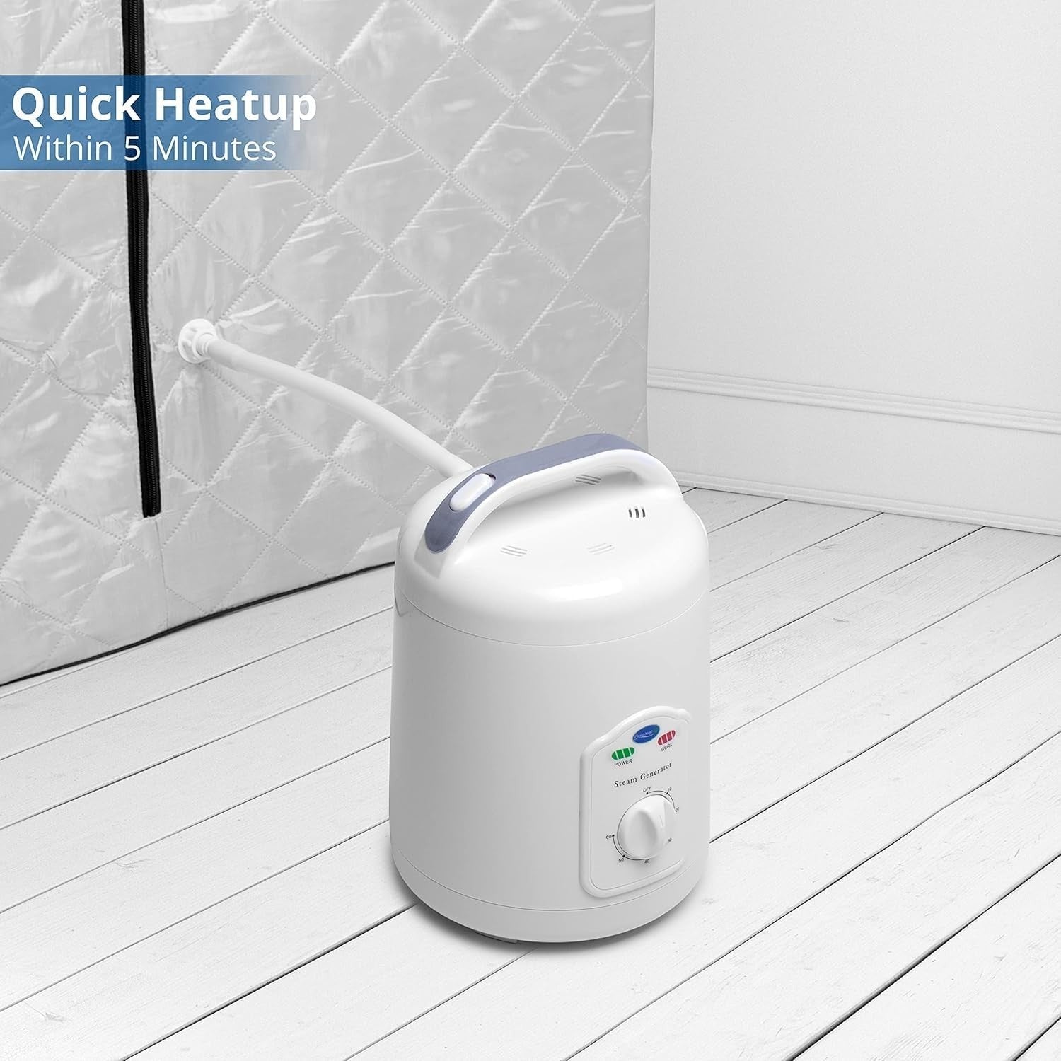 Oversized Portable Steam Sauna Home Spa 800W Timer Detox Weight Loss Chair