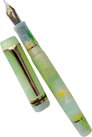 Pastoral Green Acrylic Pen Smooth Writing for Office & School Use