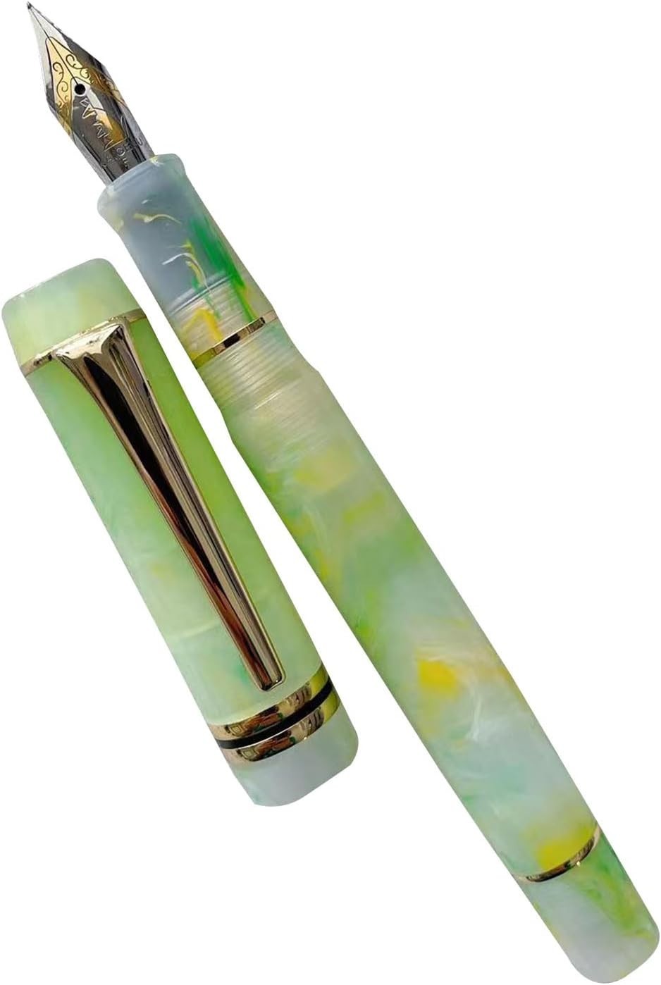 Pastoral Green Acrylic Pen Smooth Writing for Office & School Use