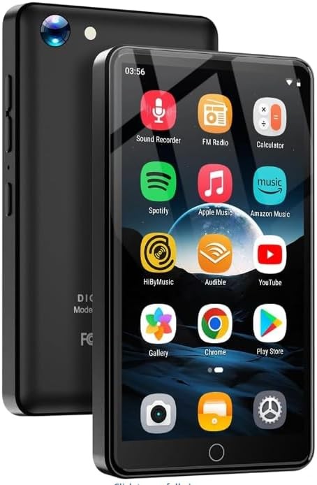 80GB MP3 Player WiFi Bluetooth 4.02" Touch Spotify Camera