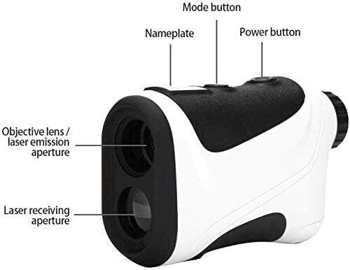 Golf Rangefinder 1200 Yards Laser Distance Meter 6X Magnification Waterproof