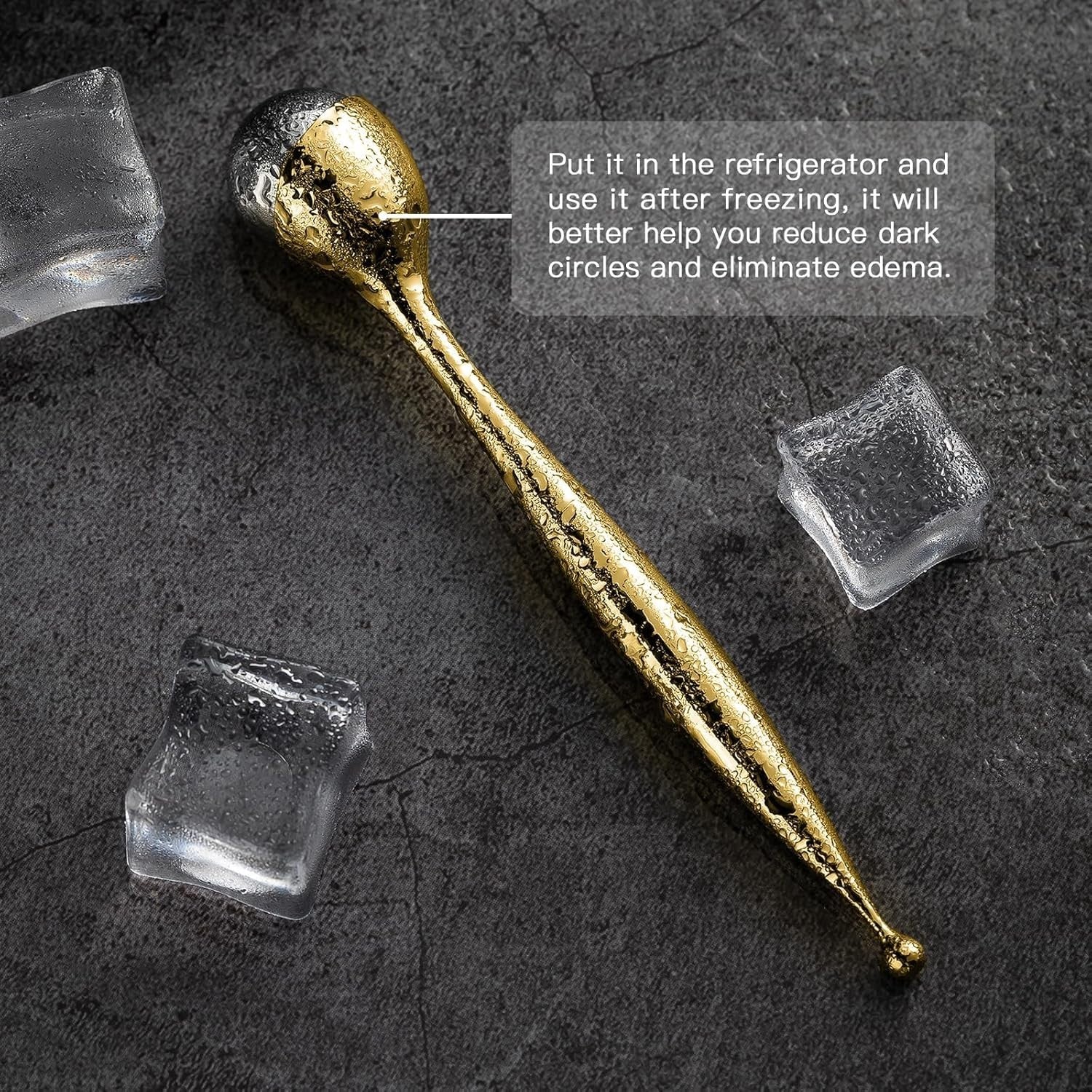 Metal Eye Cream Roller Wand Face Massager Puffiness
