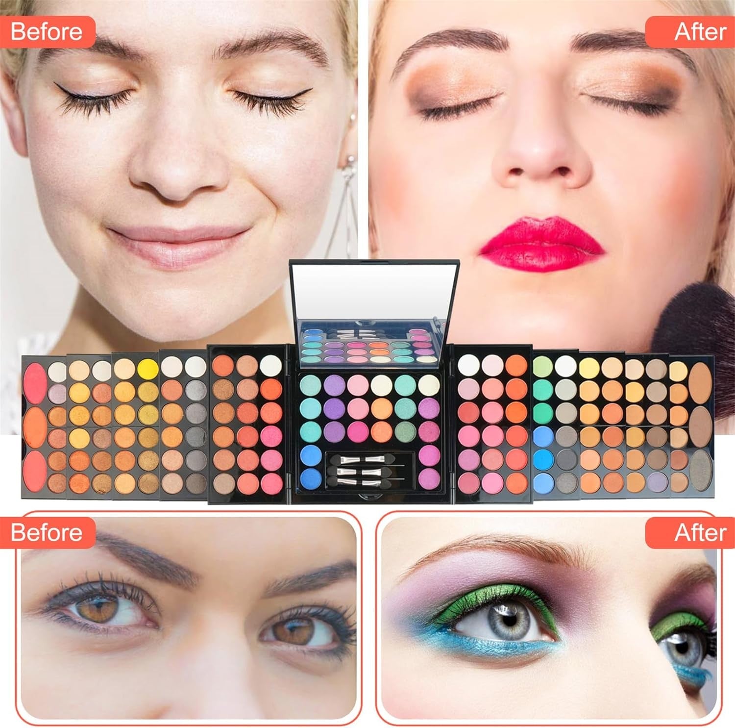 All In One Makeup Set Gift Travel Kit Matte Eyeshadow