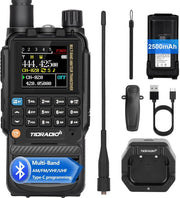 Ham Radio 199CH Bluetooth Programming Air Band 2500mAh Long Range