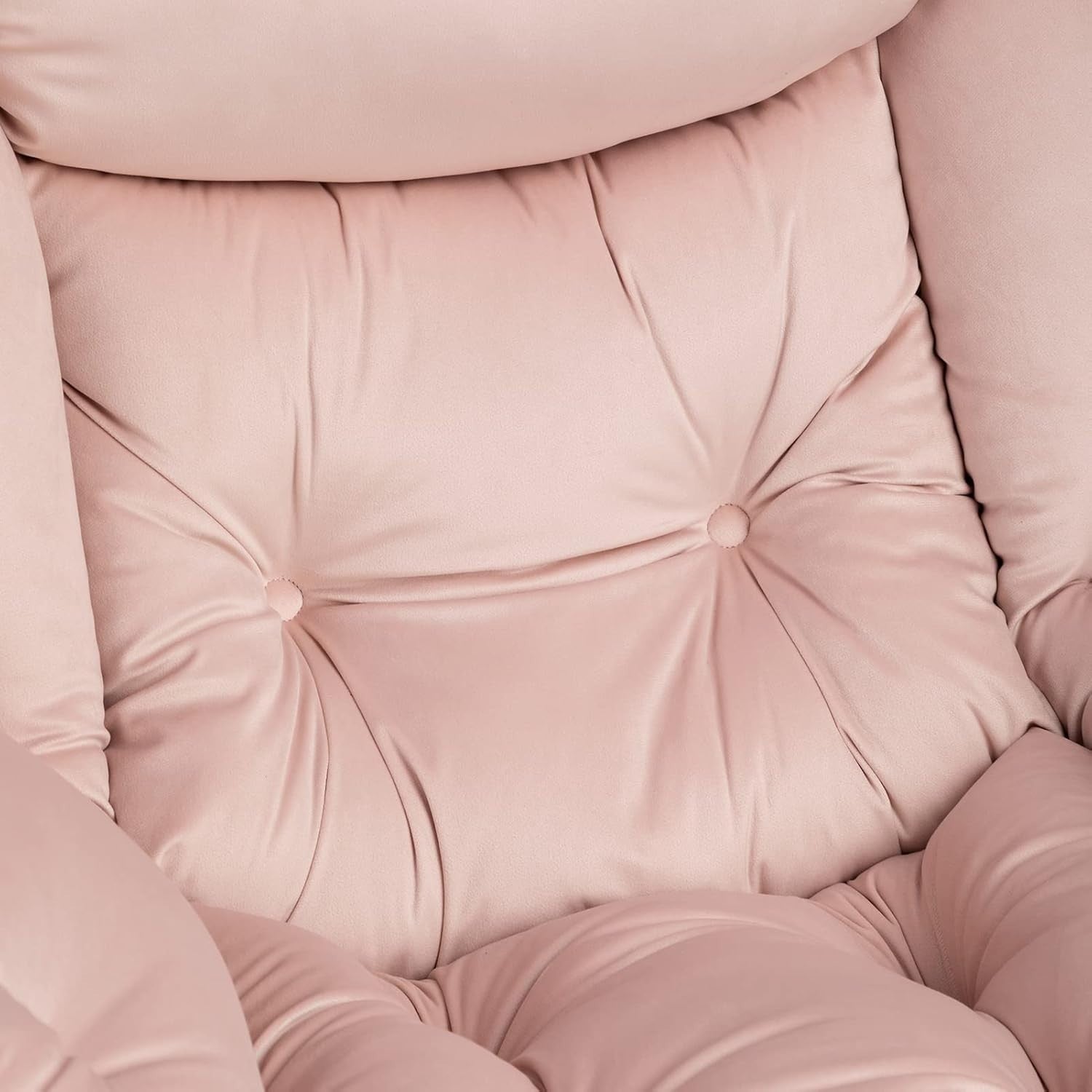 Velvet Comfy Armchair Relax Accent Chair for Bedroom Living Room