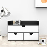 Bamboo Desk Organizer with 2 Drawers | Desktop Storage for Office & Home