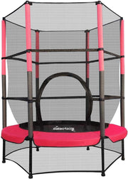 55” Kids Mini Trampoline Safety Net Indoor Outdoor Junior Activity