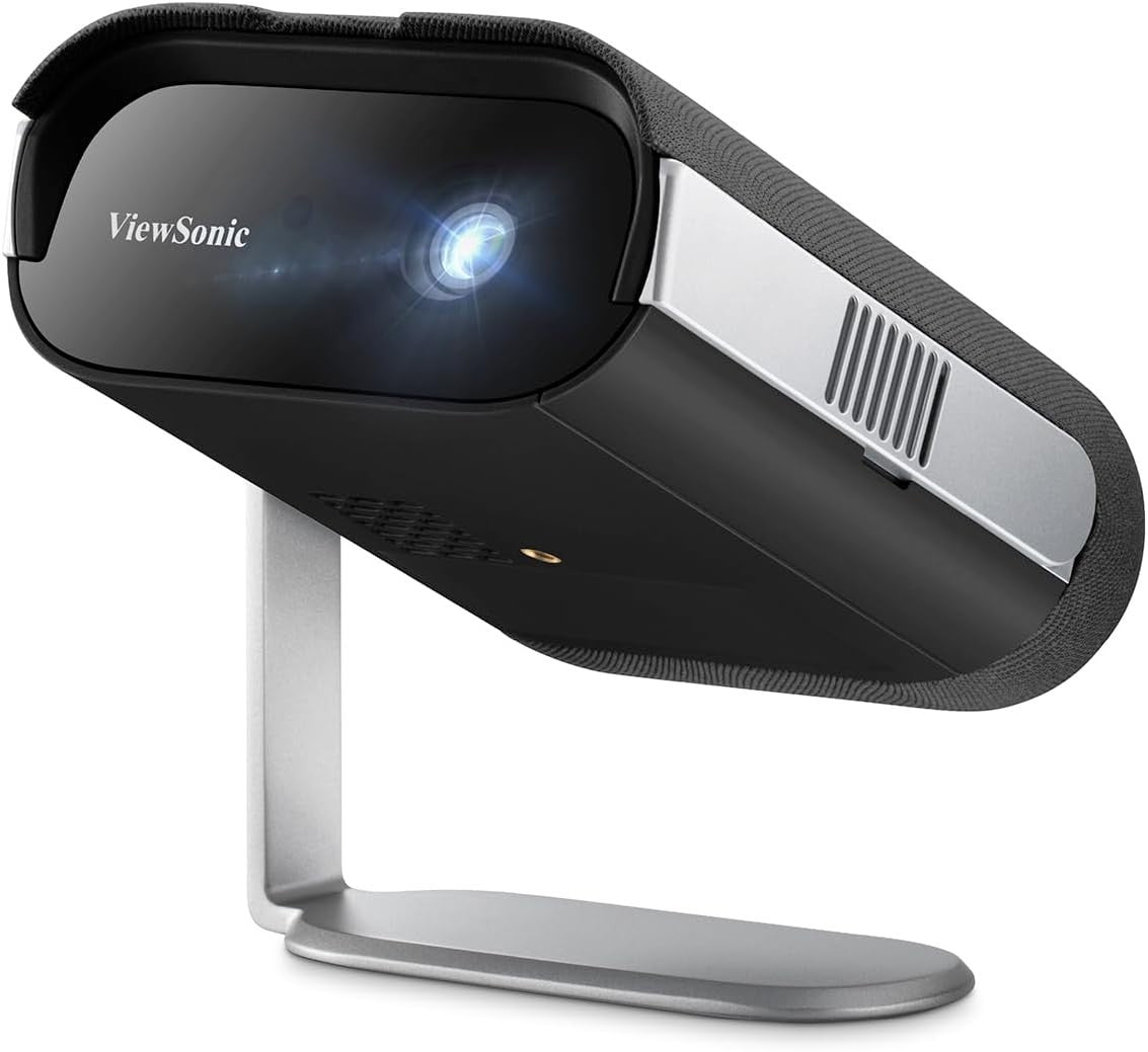 Portable 1080P Smart Projector Google TV Netflix Battery 360° Auto Focus