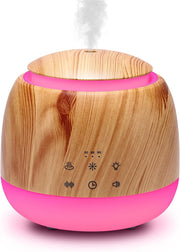 Aromatherapy Diffuser & White Noise Machine with LED Night Light, Timer