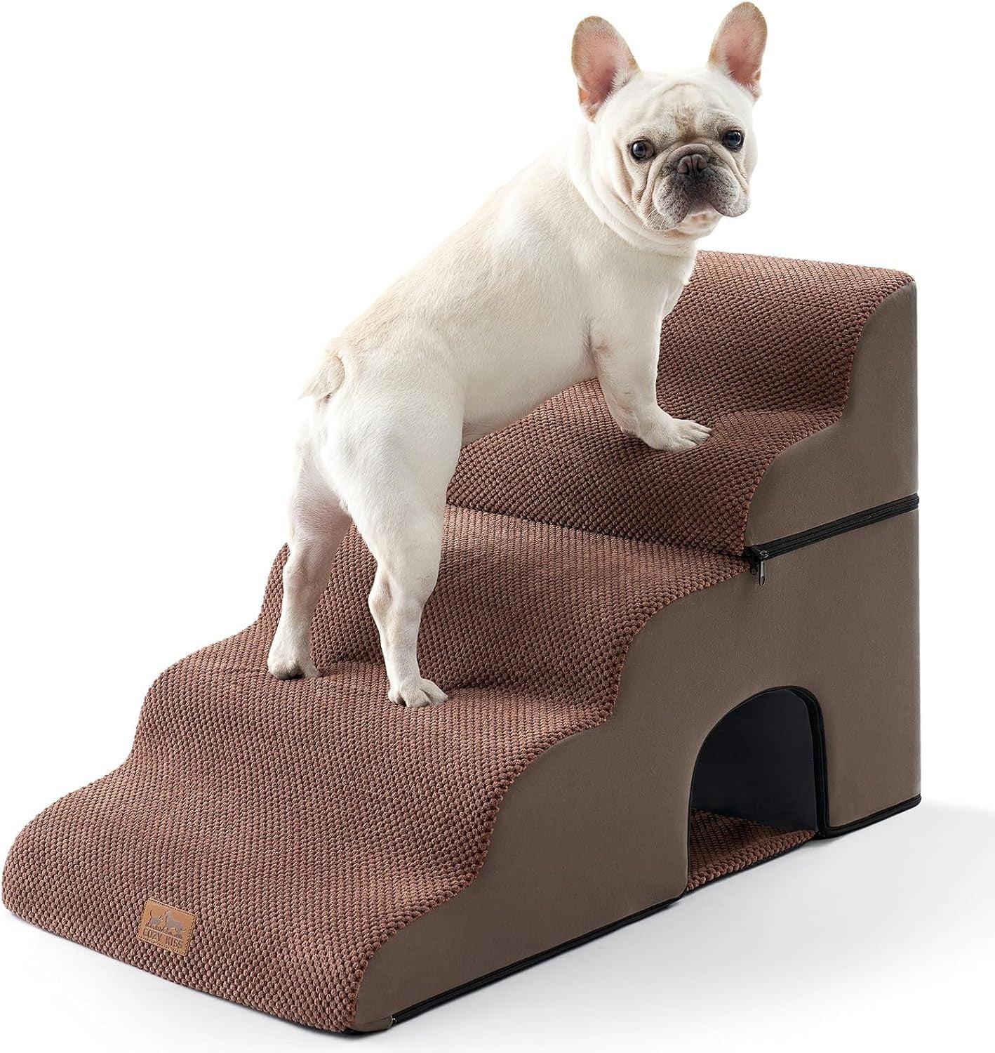 5‑Tier Foam Dog & Cat Stairs for High Bed Sofa – Non‑Slip Leakproof Ramp