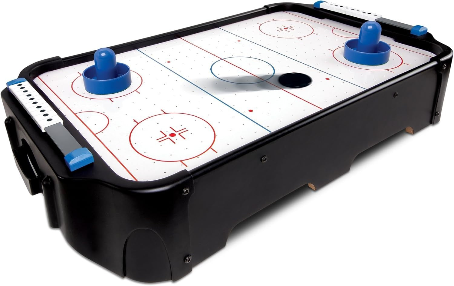 Portable Air Hockey Table Executive Style Battery Powered Indoor Game