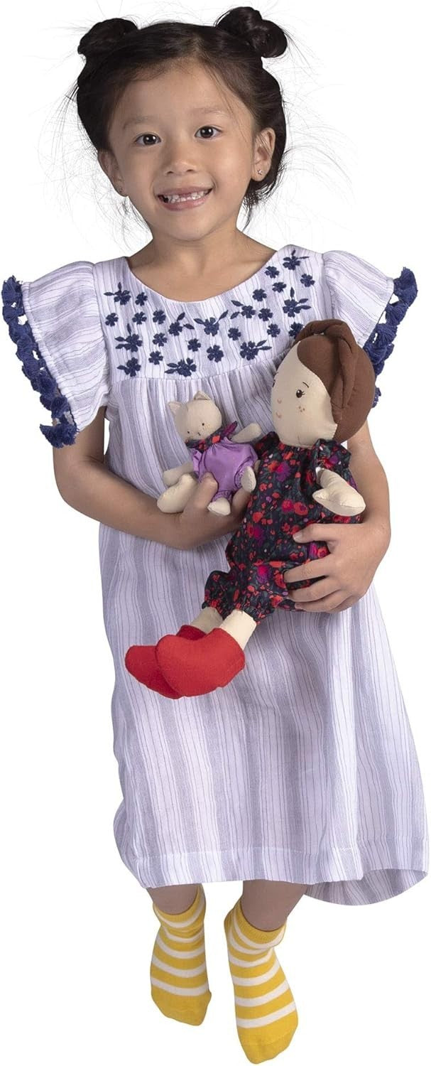 35.56cm Washable Soft Doll Cat Companion Removable Outfit