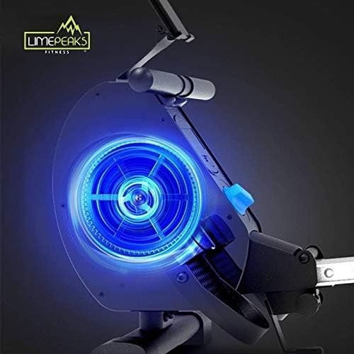 Foldable Magnetic Rowing Machine 8-Level Resistance Bluetooth LCD Home 110KG