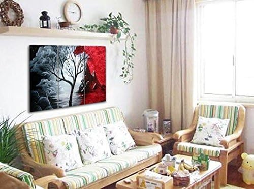 The Cloud Tree Abstract Canvas Wall Art XL Modern Print