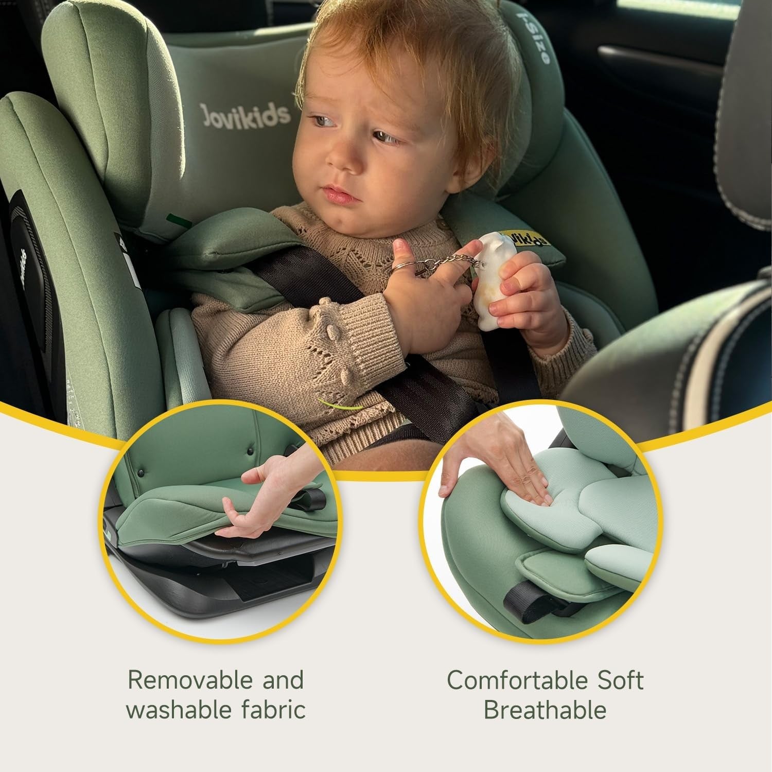 i-Size R129 ISOFIX Car Seat 76–150cm Group 1 2 3 Adjustable Protection