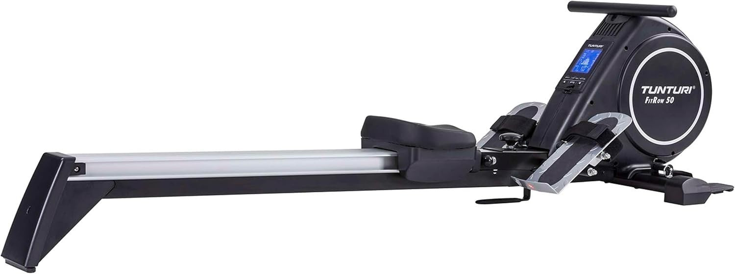 Magnetic Rowing Machine Compact Adjustable Resistance LCD Home Fitness 120KG