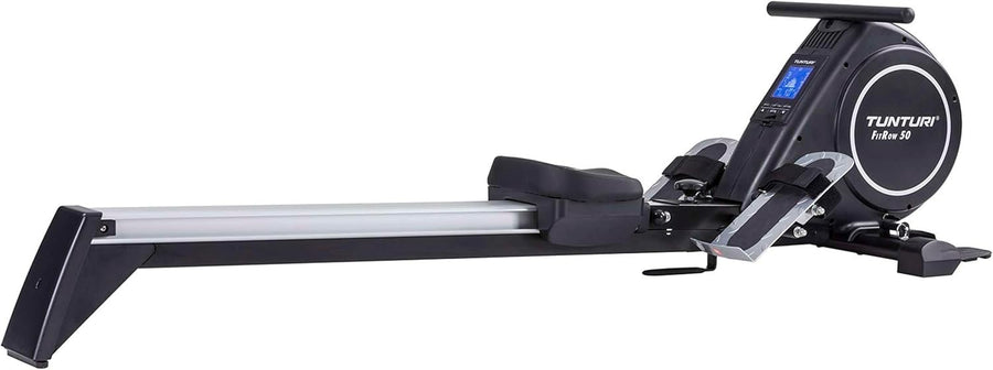 Magnetic Rowing Machine Compact Adjustable Resistance LCD Home Fitness 120KG