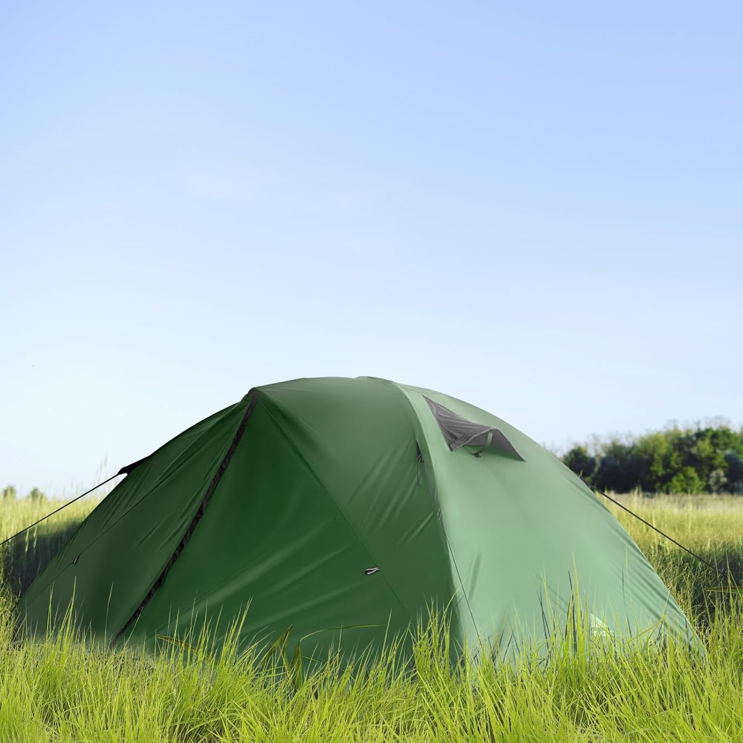 3 Man Dome Camping Tent PU3000mm Waterproof Lightweight