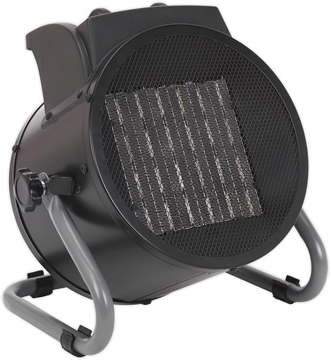3000W Industrial Electric Fan Heater Portable Thermostat Adjustable Heat