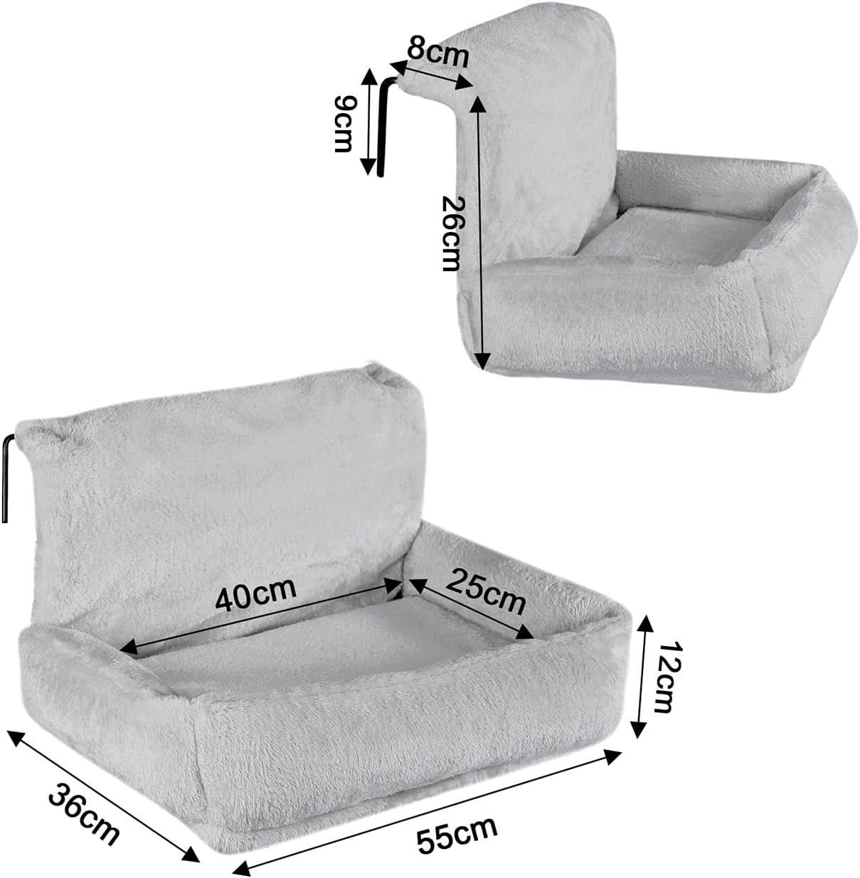 Cat Radiator Bed Plush Heating Hammock Washable Cover Heater Perch