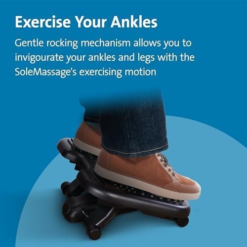 Under Desk Foot Rest Massage Ergonomic Tilt Adjustable Office Stool