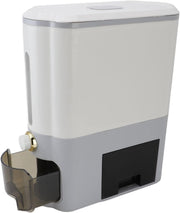 10KG Sealed Rice Dispenser Press Type Grain Storage Container PP Bin