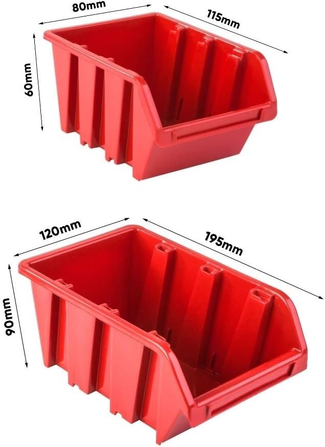 Large Garage Tool Pegboard Wall Storage Organizer Rack Set