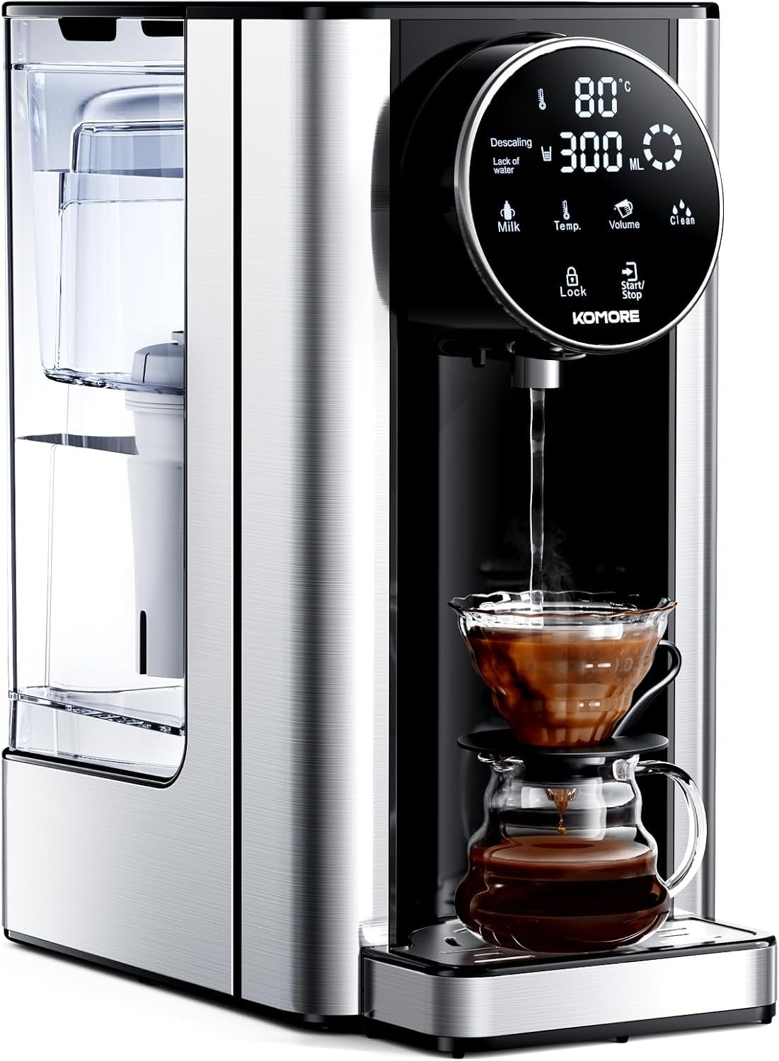 Instant Hot Water Dispenser 2.7L | 2600W Fast Boil Touch Screen Presets