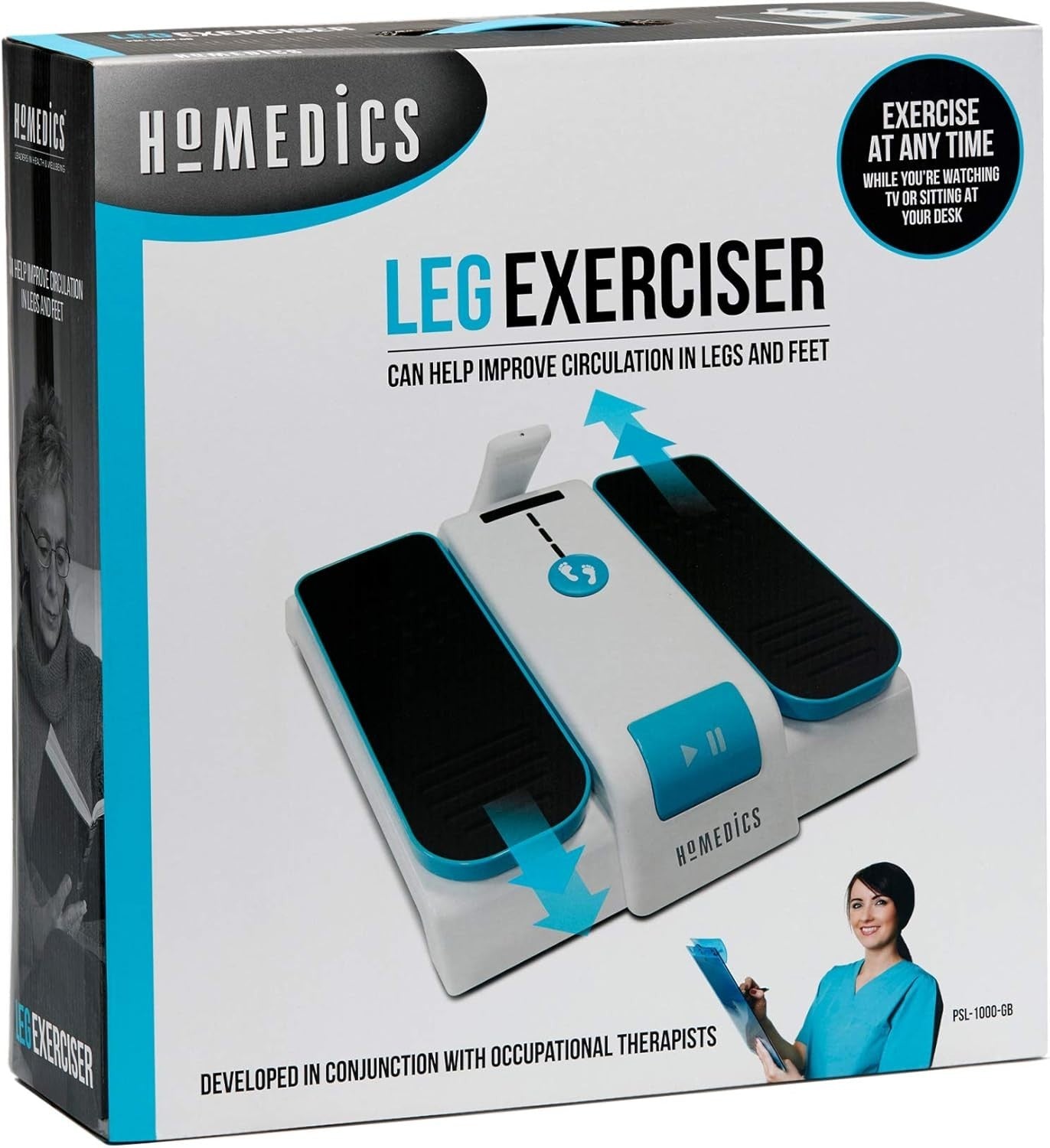 Leg Exerciser Machine Improve Circulation Mobility Reduce Joint Pain 3 Speeds