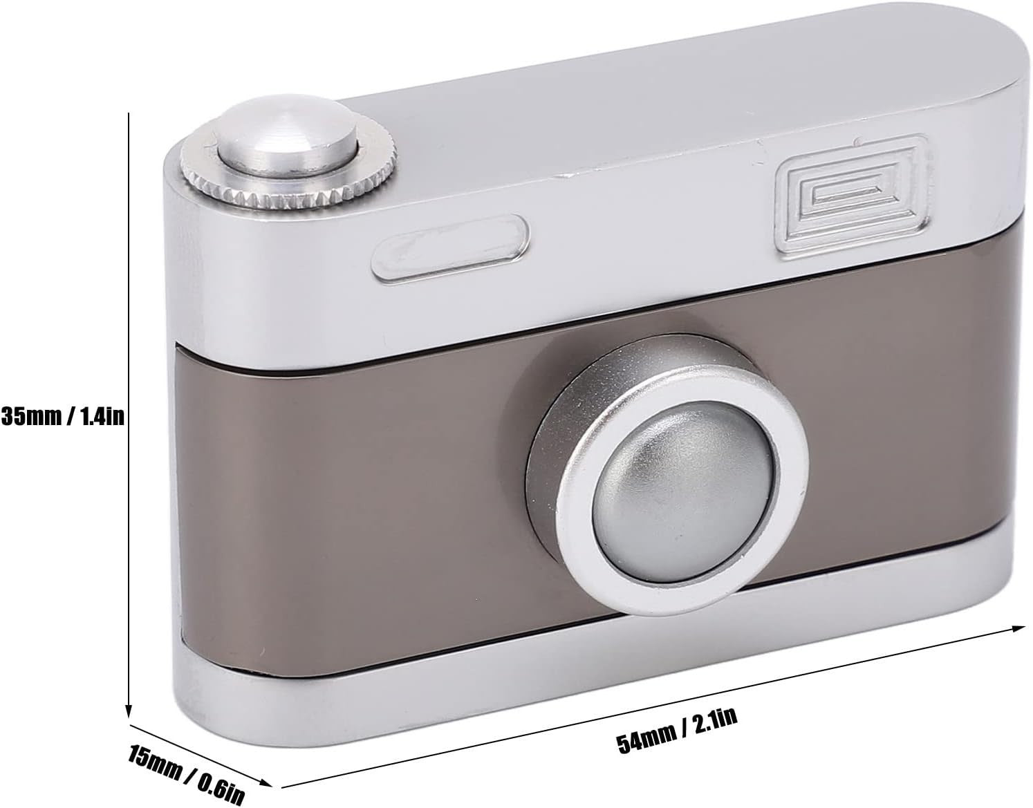 Metal Push Clicker Fidget Slider ADHD Stress Relief Pocket EDC