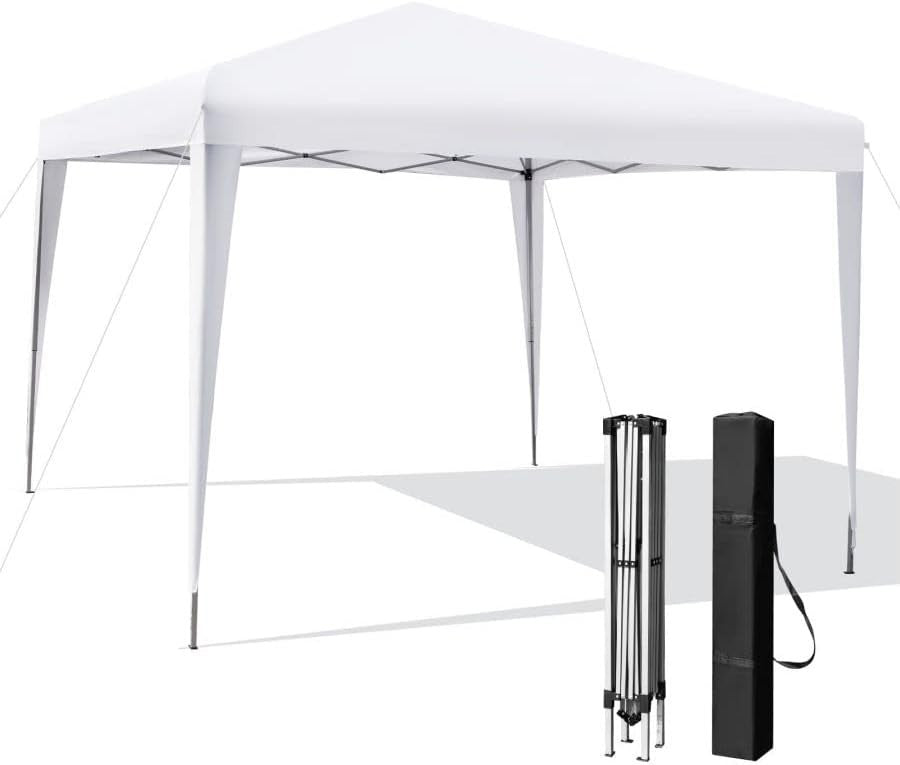 3x3m Pop Up Gazebo Waterproof UV Canopy Tent w/ Bag Height Adjustable