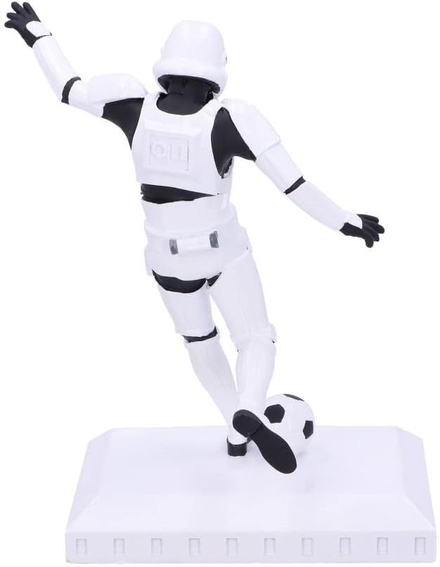 Footballer Stormtrooper Figurine ⚽ Resin Collectible Statue Gift Decor 17cm