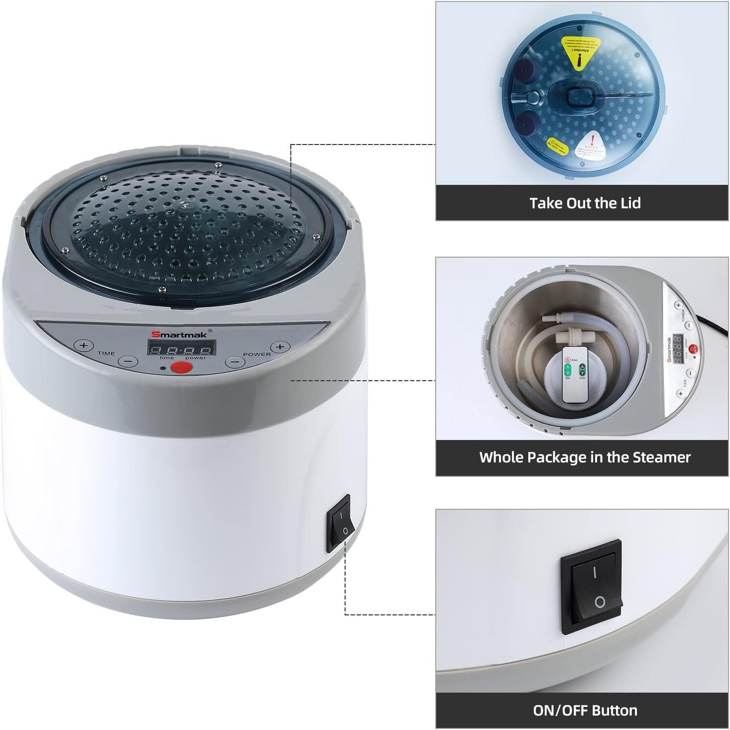 4L Portable Steam Sauna Spa Machine 1500W Remote Timer Herbal Detox Body Therapy