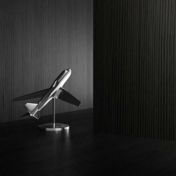 Floating Black Wall Bedside Table with Drawer – Modern Minimalist Nightstand