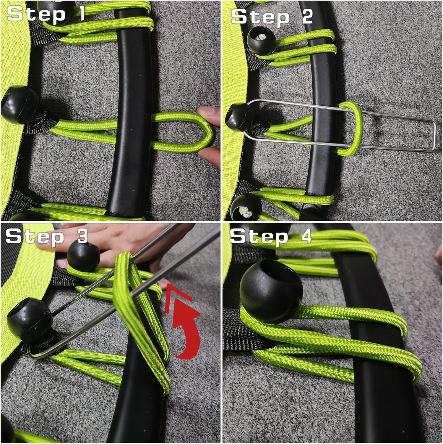40in Quiet Bungee Rebounder Trampoline Indoor Fitness 150KG