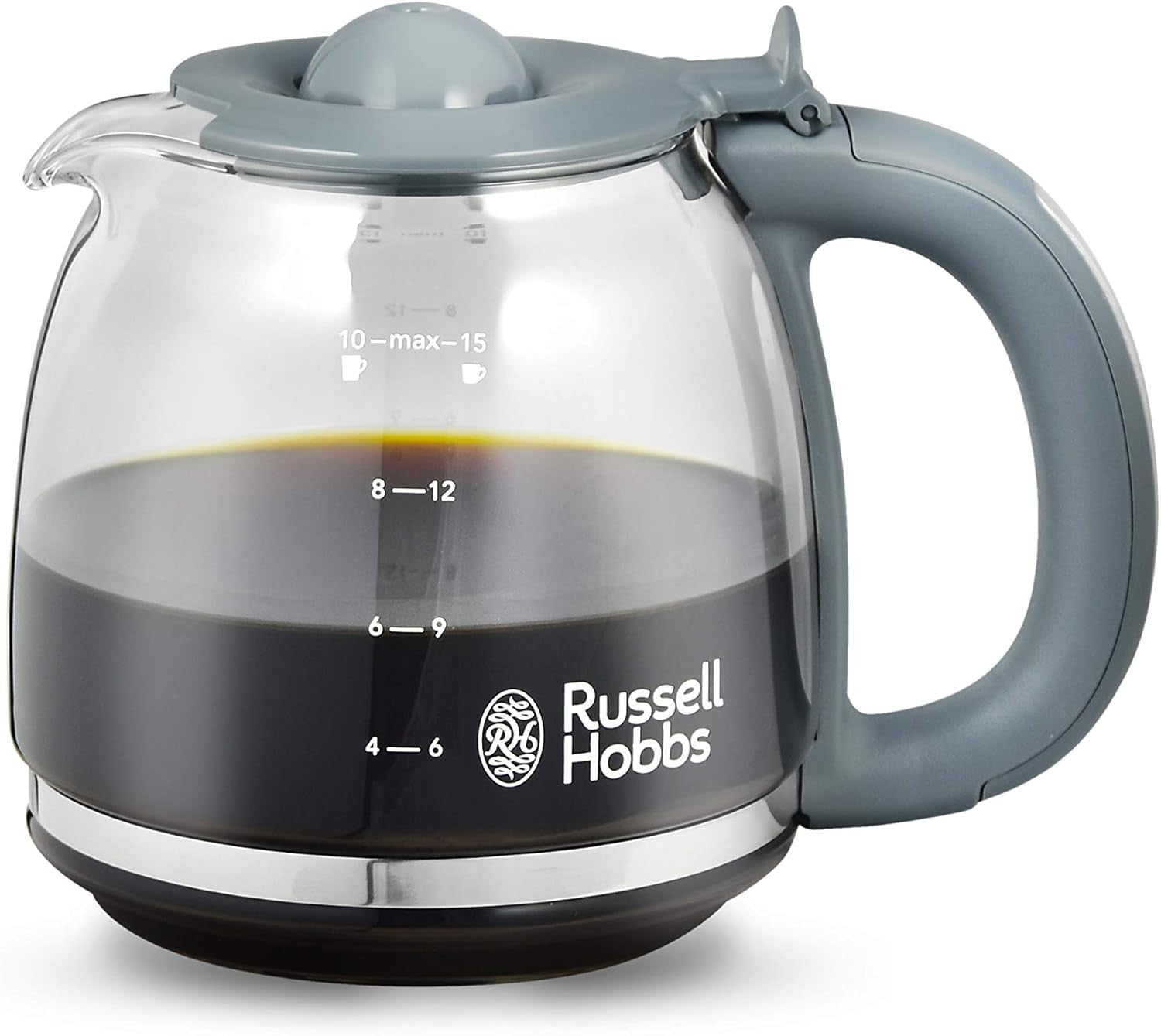 Programmable Drip Coffee Maker 1.25L Glass Jug Timer 1100W Keep Warm Function