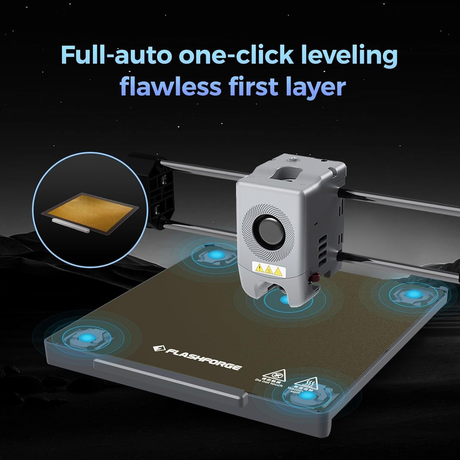 High Speed 3D Printer Auto Leveling 600mm/s CoreXY 220mm