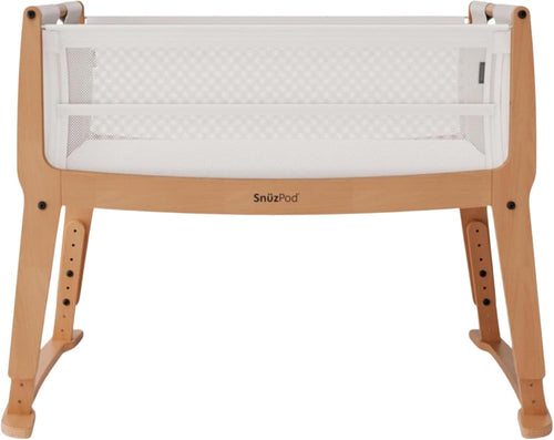 Next to Me Baby Crib Bedside Cot w Mattress Wheels 6 Height Adjustable Stockholm