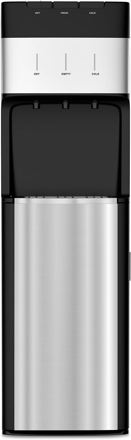 Bottom Loading Water Dispenser Hot Cold Room Stainless Steel 5 Gallon