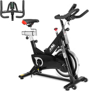 Magnetic Indoor Exercise Bike w/ Advanced Flywheel, LCD Monitor & 125kg Cap