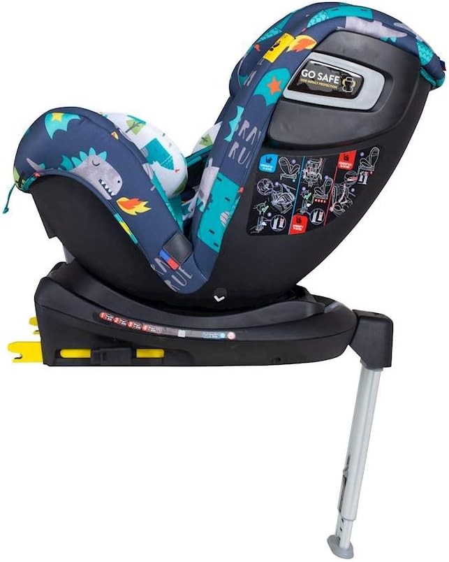 360° Swivel Spin Car Seat ISOFIX i-Size 0–12 Years 0–36kg All Stages