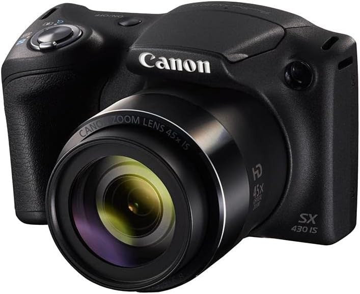 45X Zoom Digital Compact Camera Optical Stabilization HD Camera Black